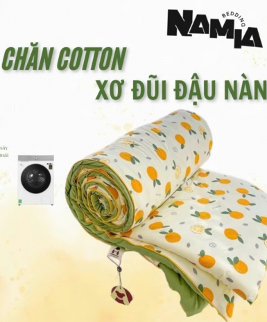 Chăn hè coton đũi xơ đậu nành mềm mát